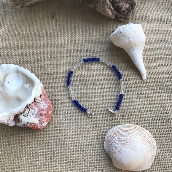 Yemaya Orisha Goddess of the Sea, Collar y Pulso Yemaya  Eleke, Yoruba,Santeria - Picture 2 of 6